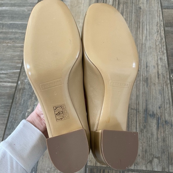 Everlane The Italian Leather Day Heel in light tan taupe size 6 - Picture 11 of 11